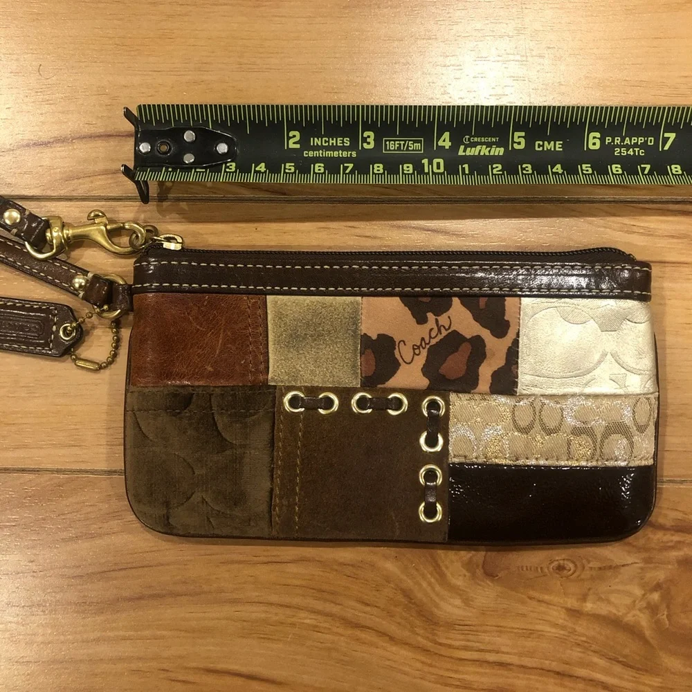 Coach Patchwork Wristlet - Picture 7 of 9